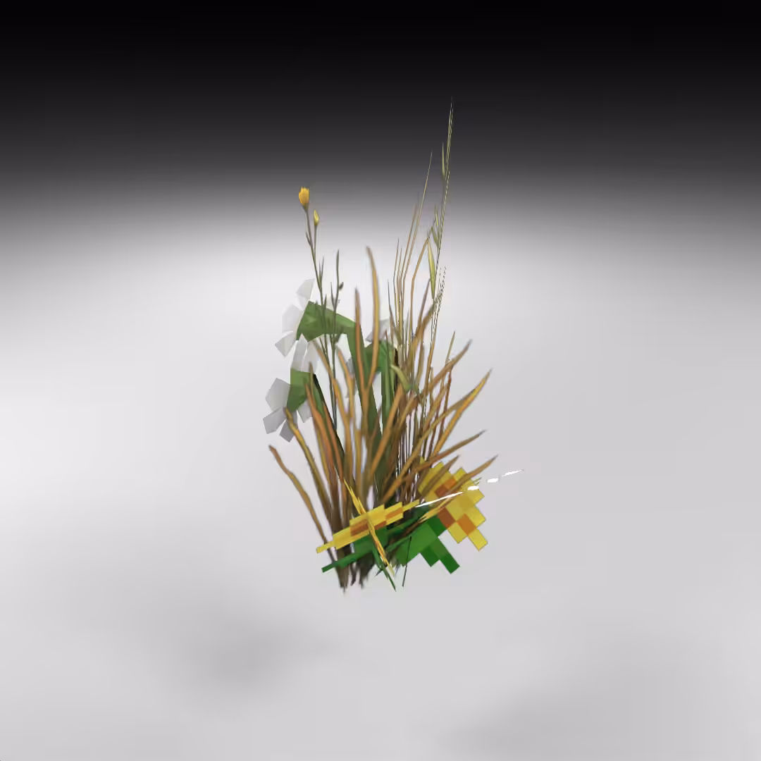 Hand-hacked Bouquet 47