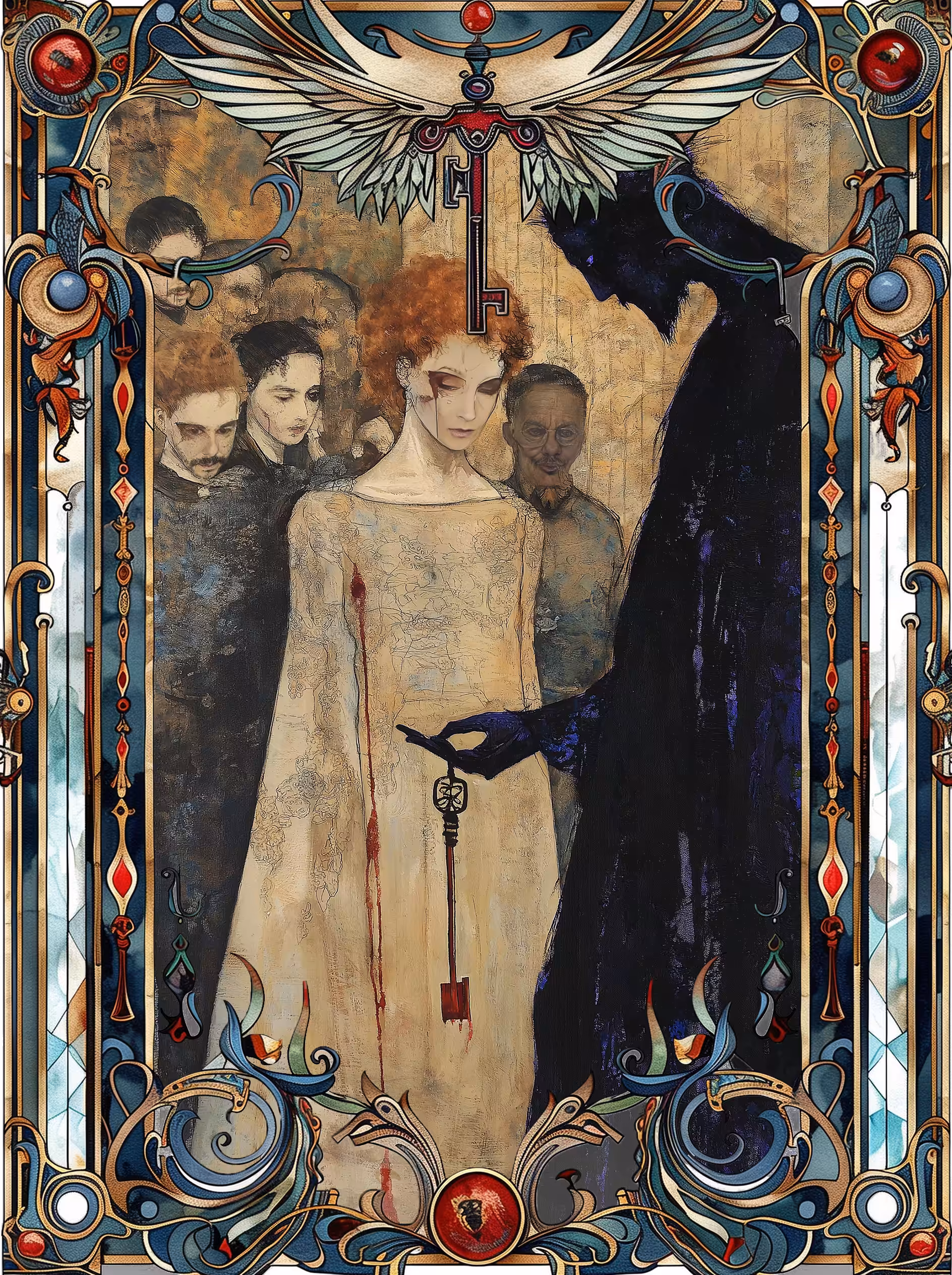 In the Shadow of Bluebeard - framed