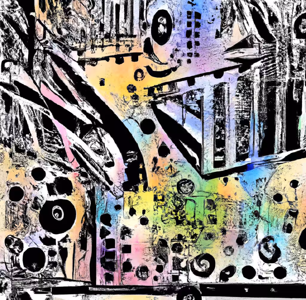 Morphosis in Abstract Art: MORPHING #24