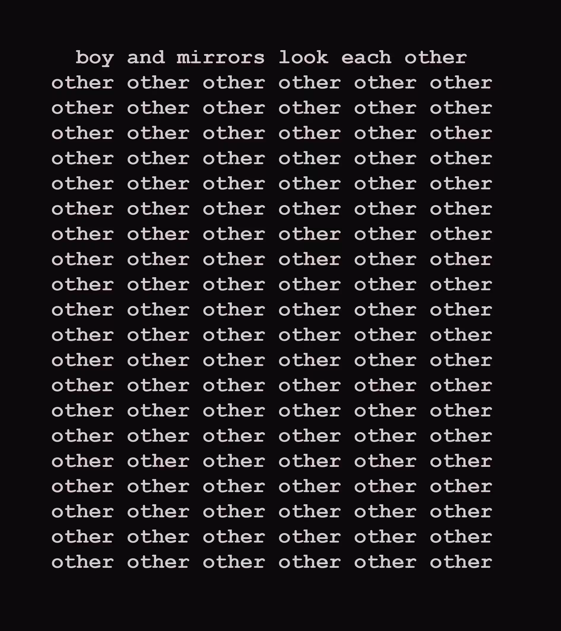 boy and mirrors