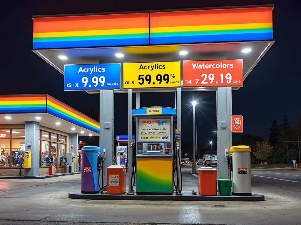 at the pump