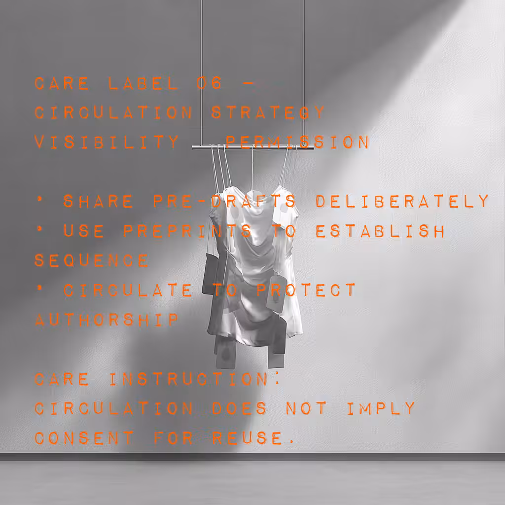 CARE LABEL 06 — CIRCULATION STRATEGY