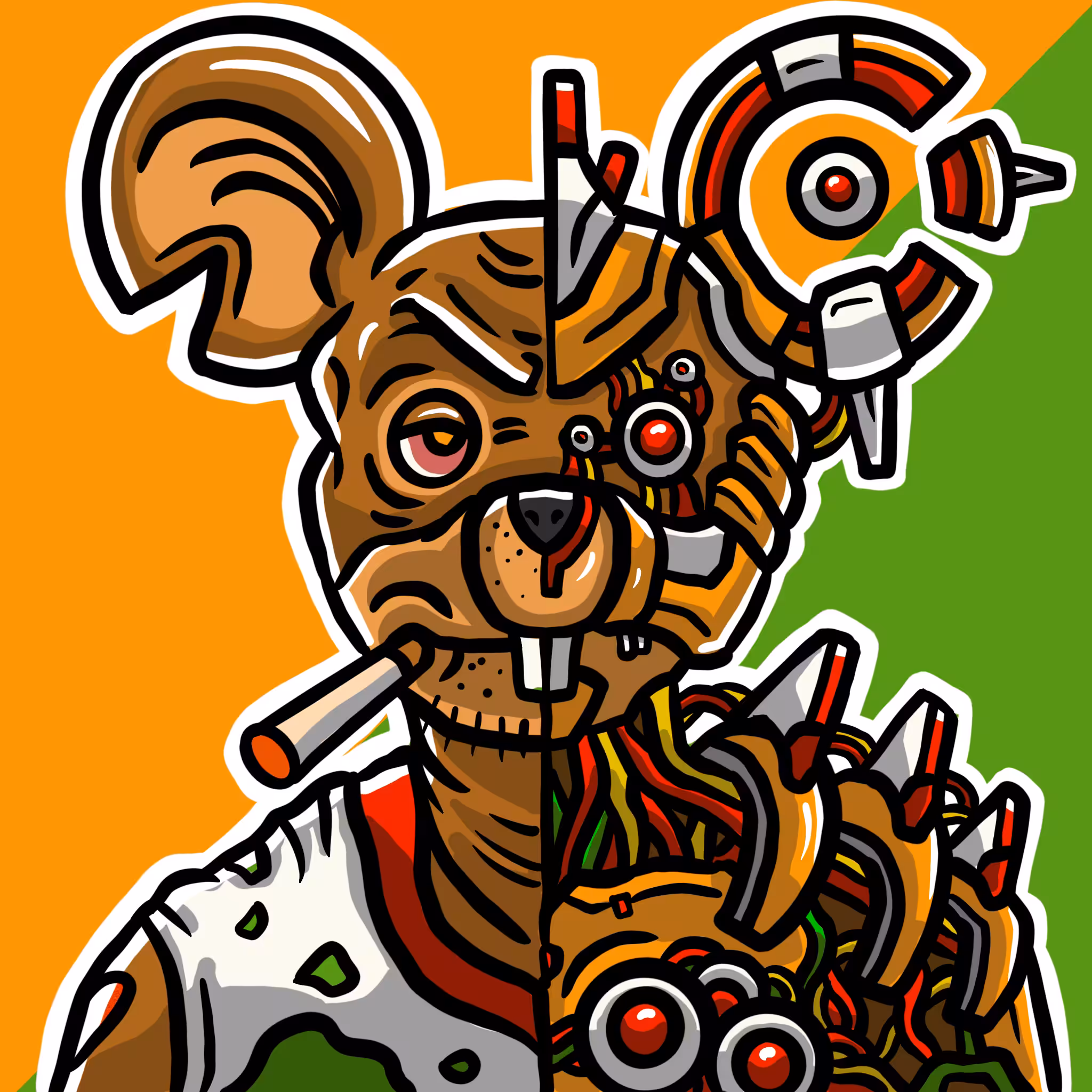 Mirror Zoo: Rat / Robot (common)