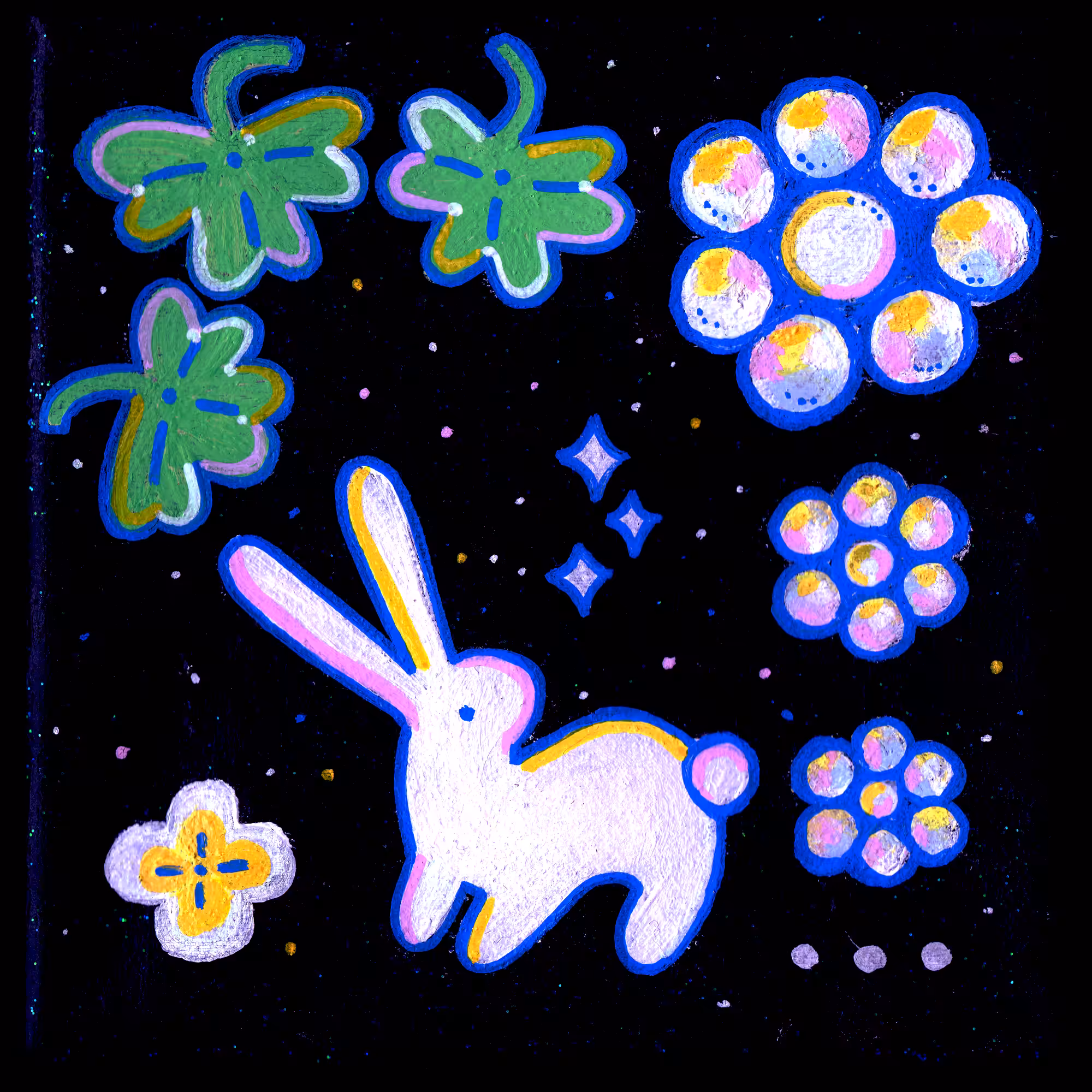 6/7 (✿) Six and Bunnie