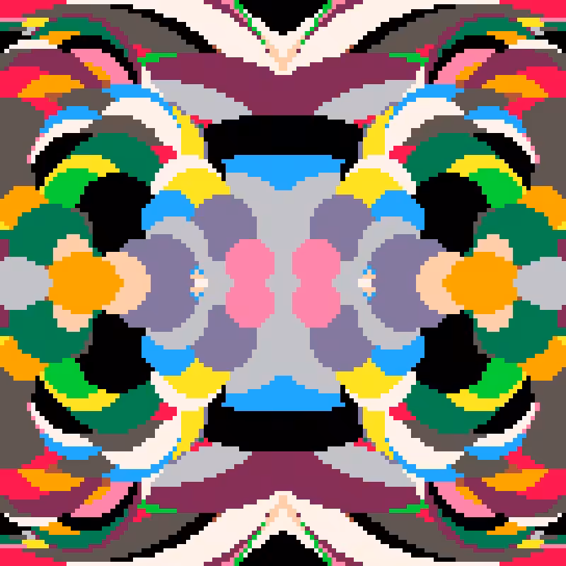 Rapid Psychedelic Inkblot Test Generator #51