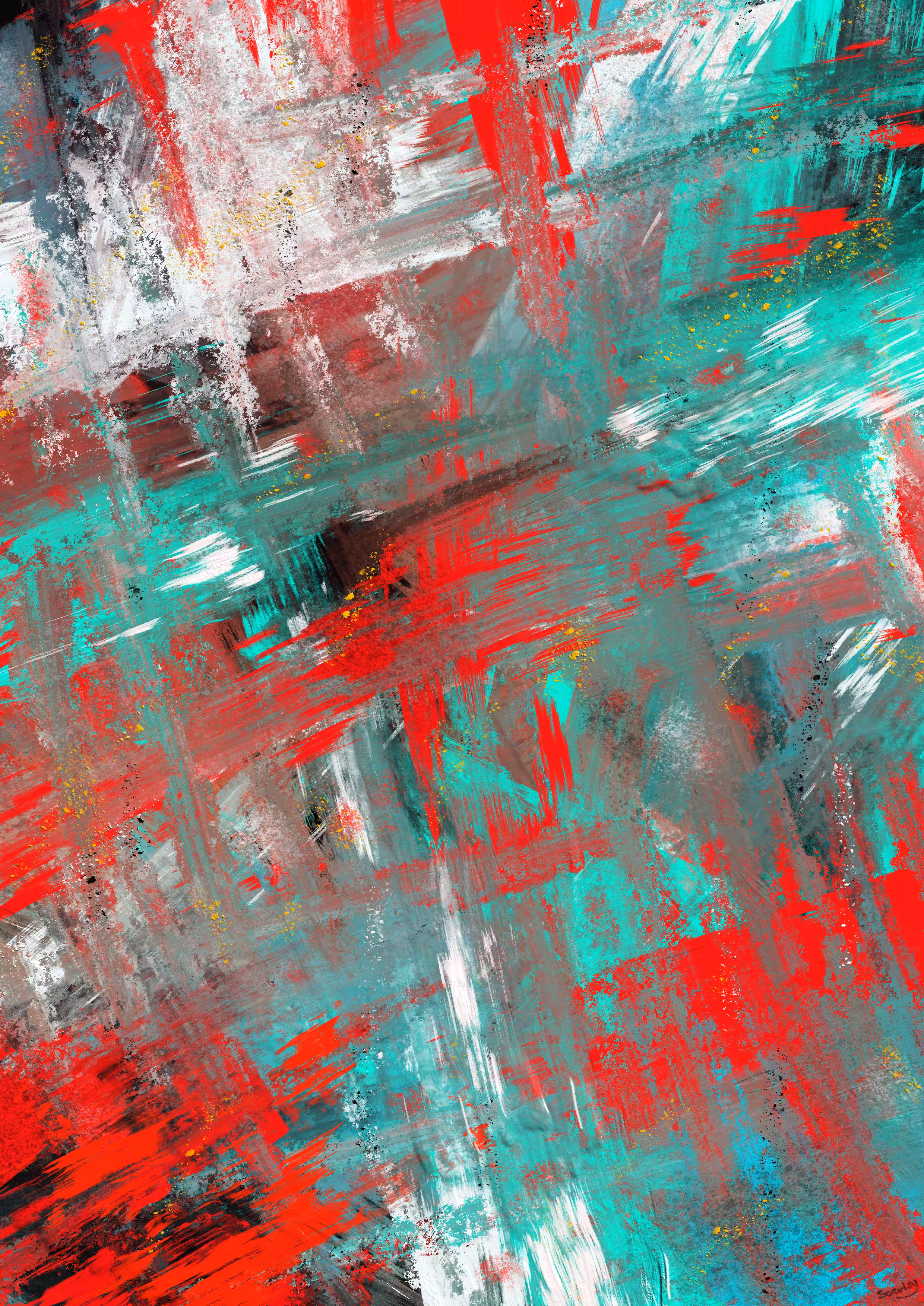 Scrawlzy Abstarct 1a