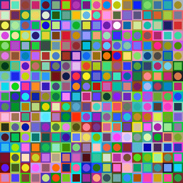 Square Dot Composition #56