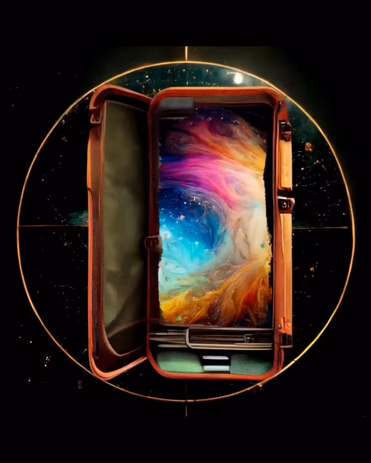 Compass, Suitcase packed and imagination unlocked