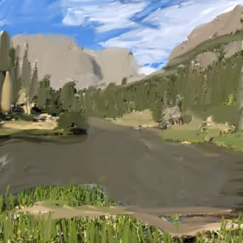 The Mountain and River