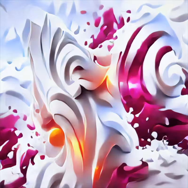 Artificially Intelligent  Sculpture Loop #01  - 800x800px