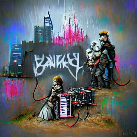 Banksy's Electric Mayhem 
