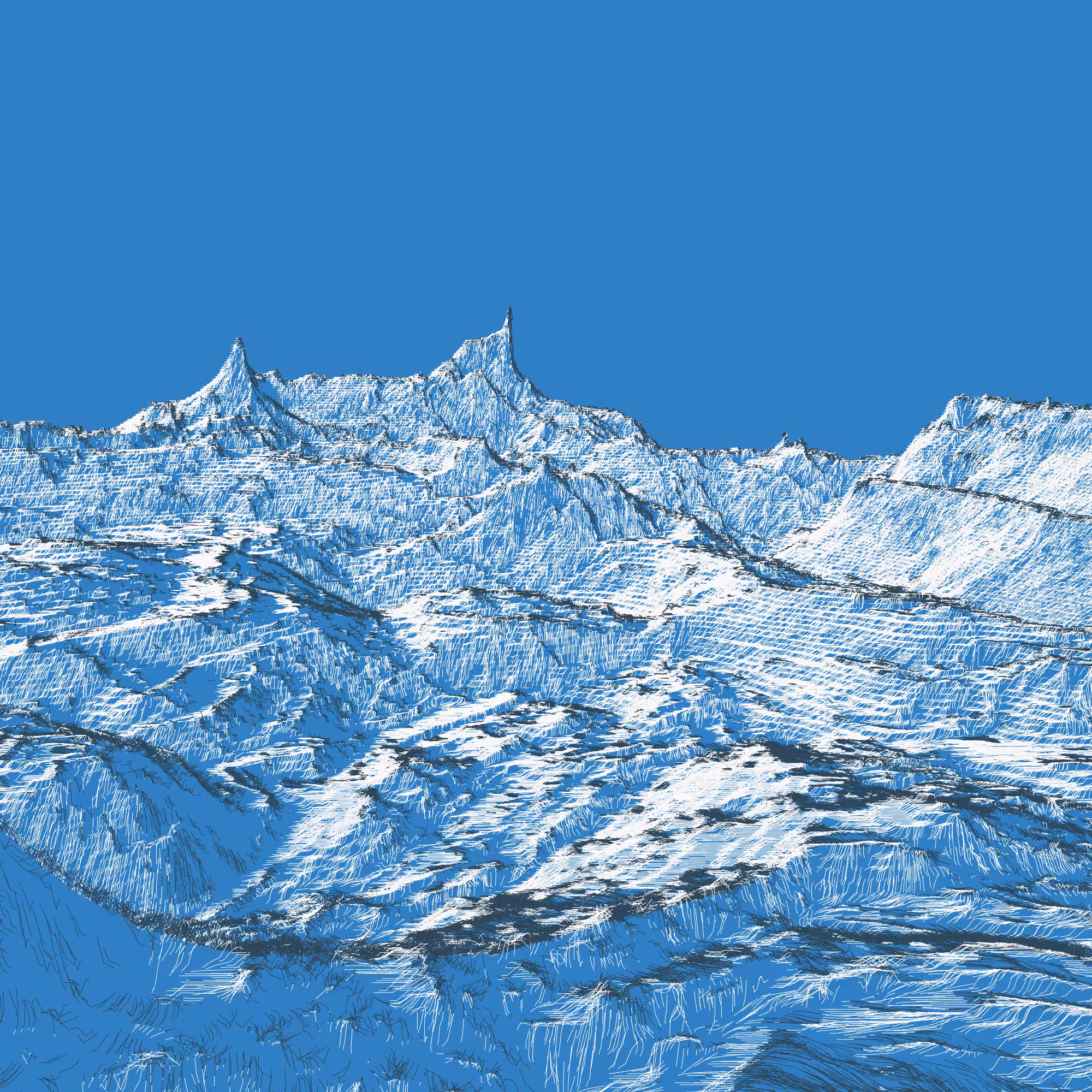 Ridge Scribbles #200