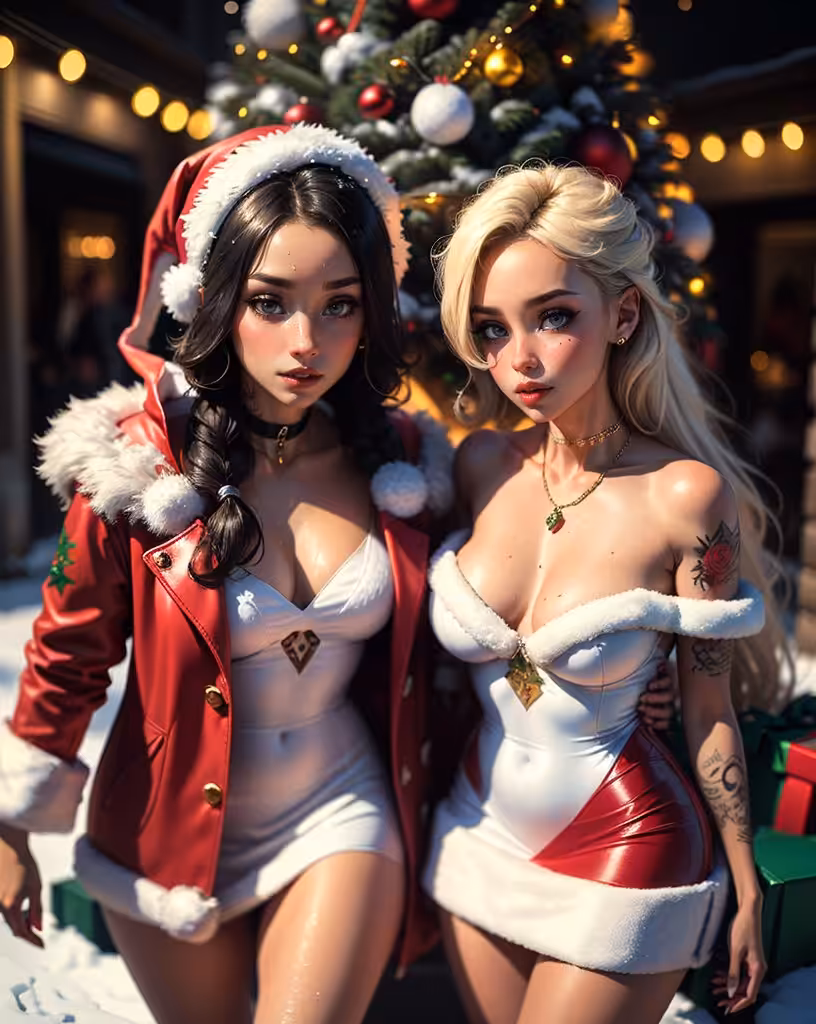 Santa's girlfriends