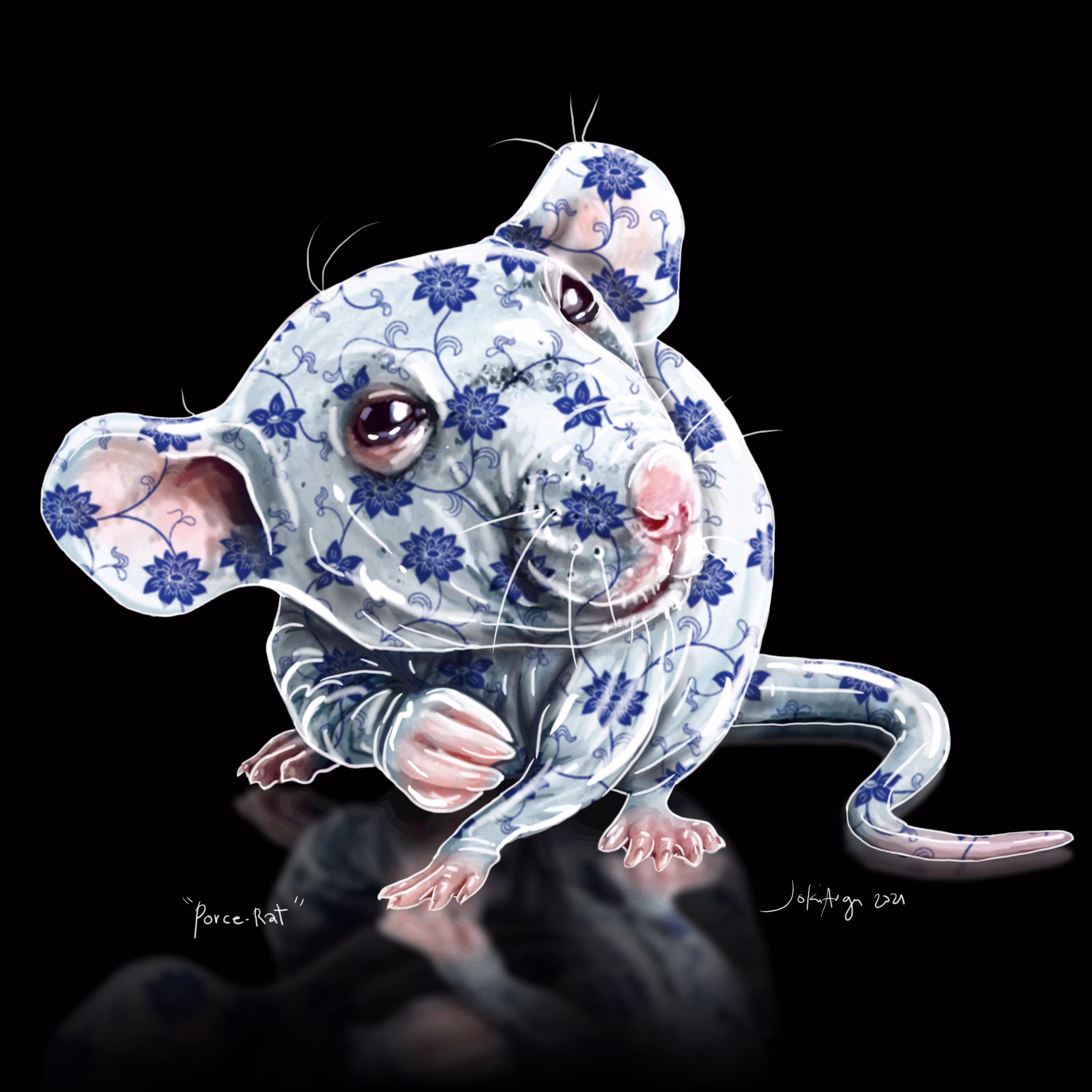 porcelain rat