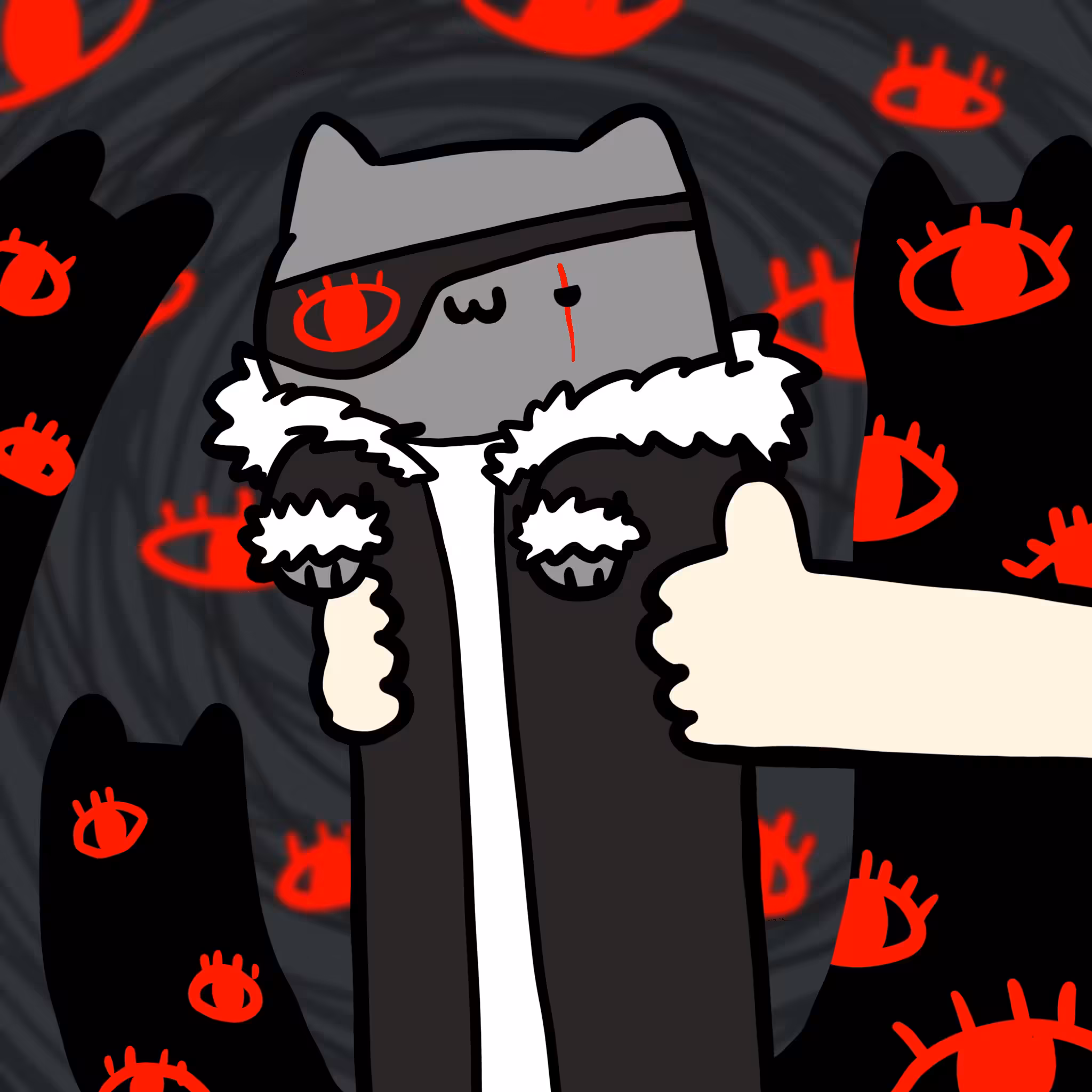 Long long shadow controller cat #208