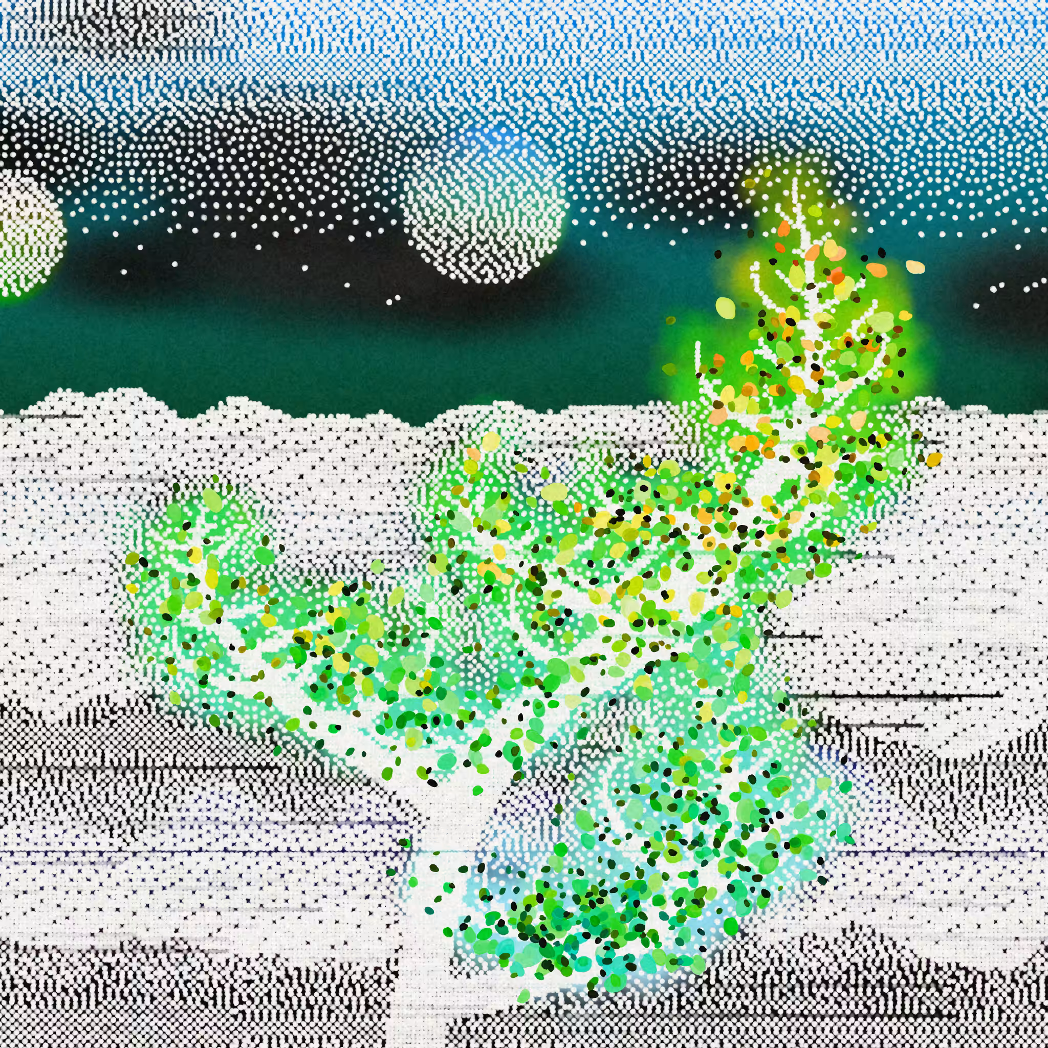 Dithered Branches #215