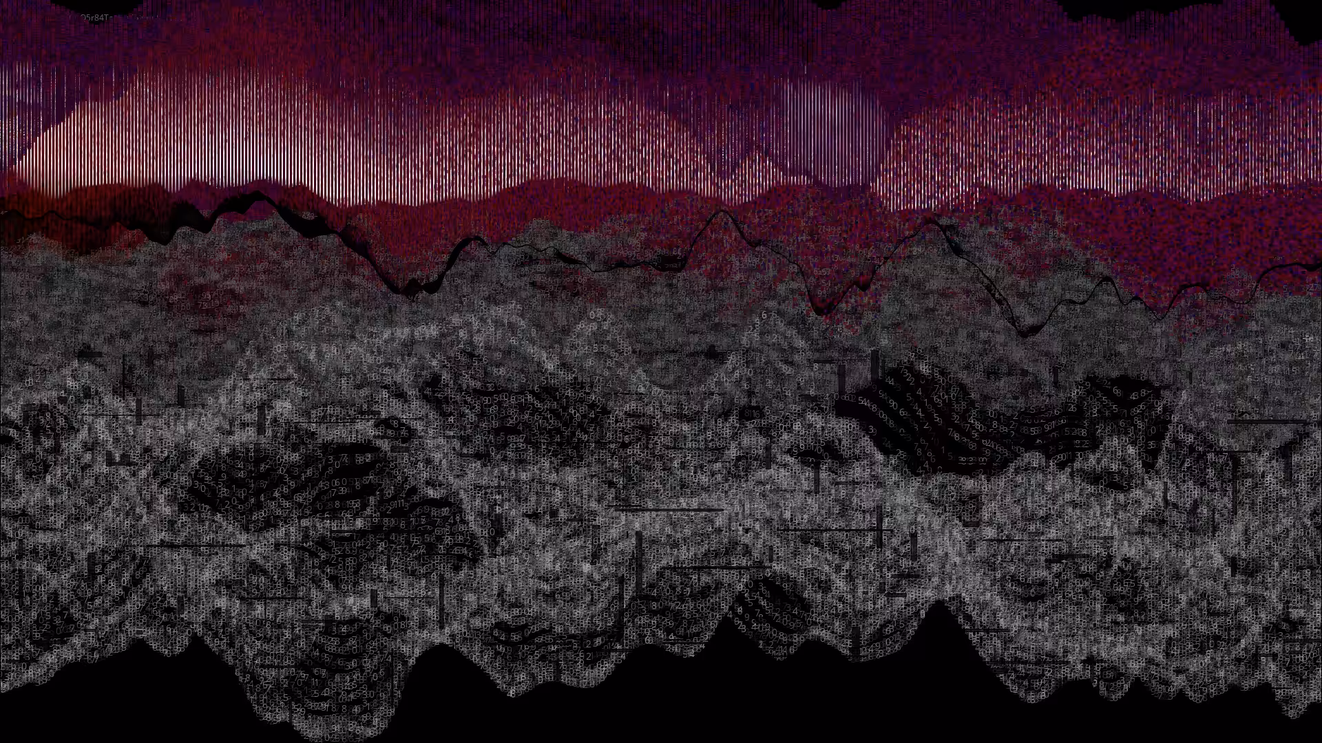 Pixel rain in a data landsacape #39