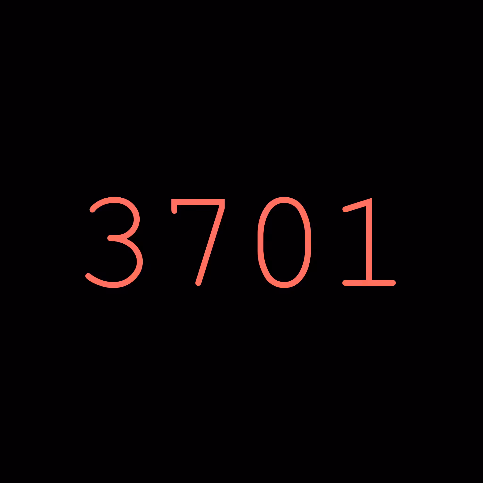 3701