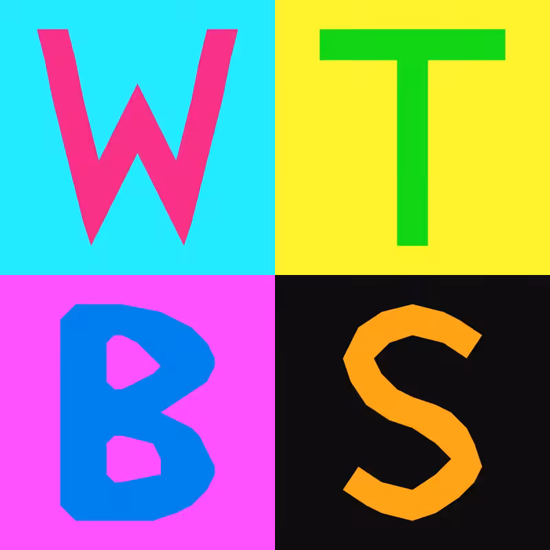 Waiting To Be Signed Logo with Wobbles #377