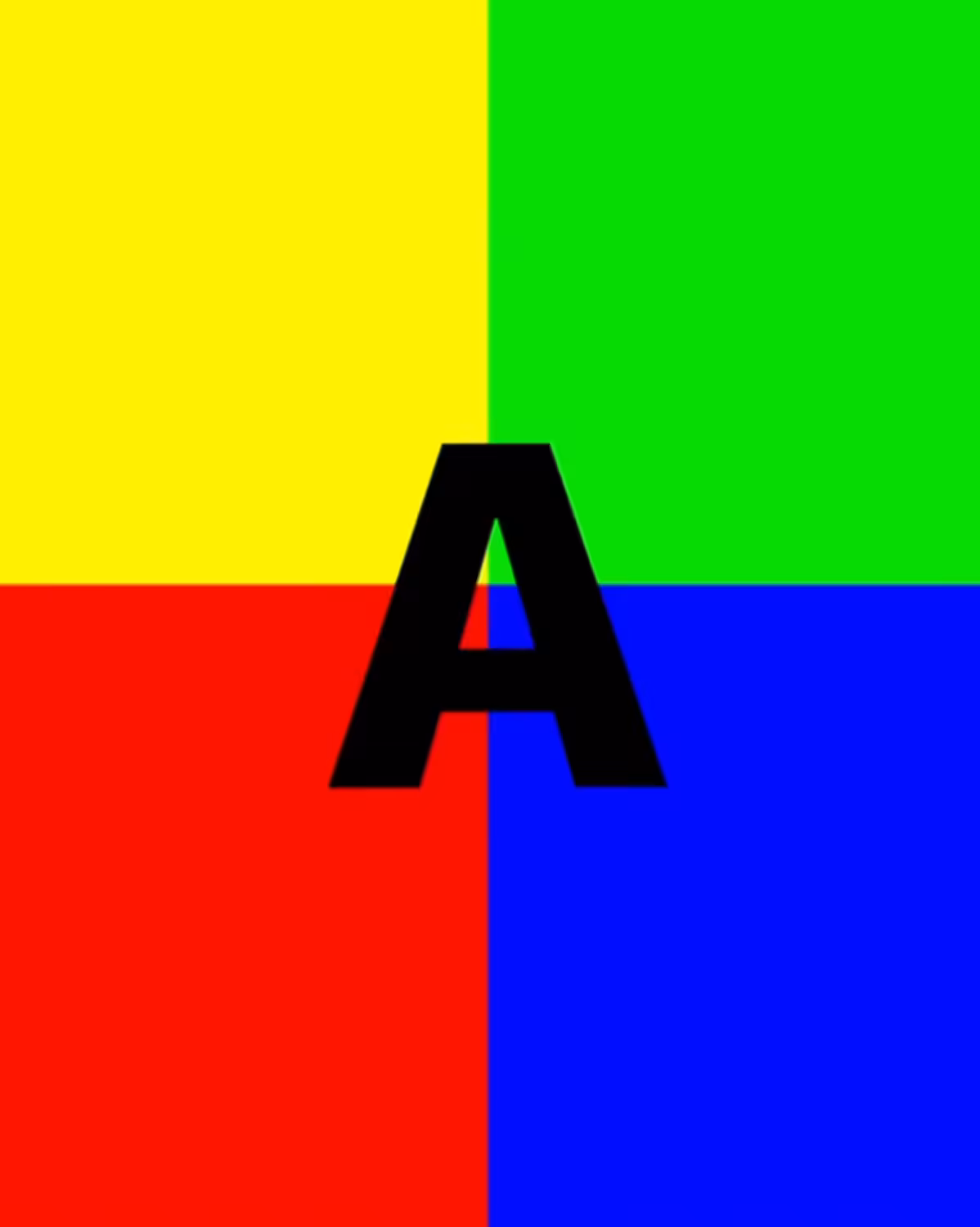 Crazy Alphabet  #A