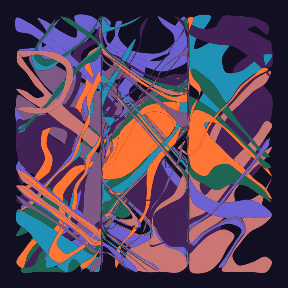 Geometric colorful shapes 3 #144