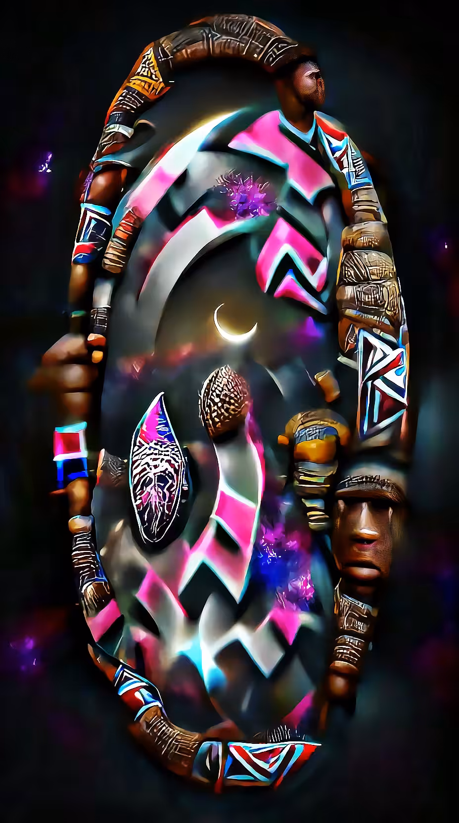 6 Tribal Shields - Taliba Tribe