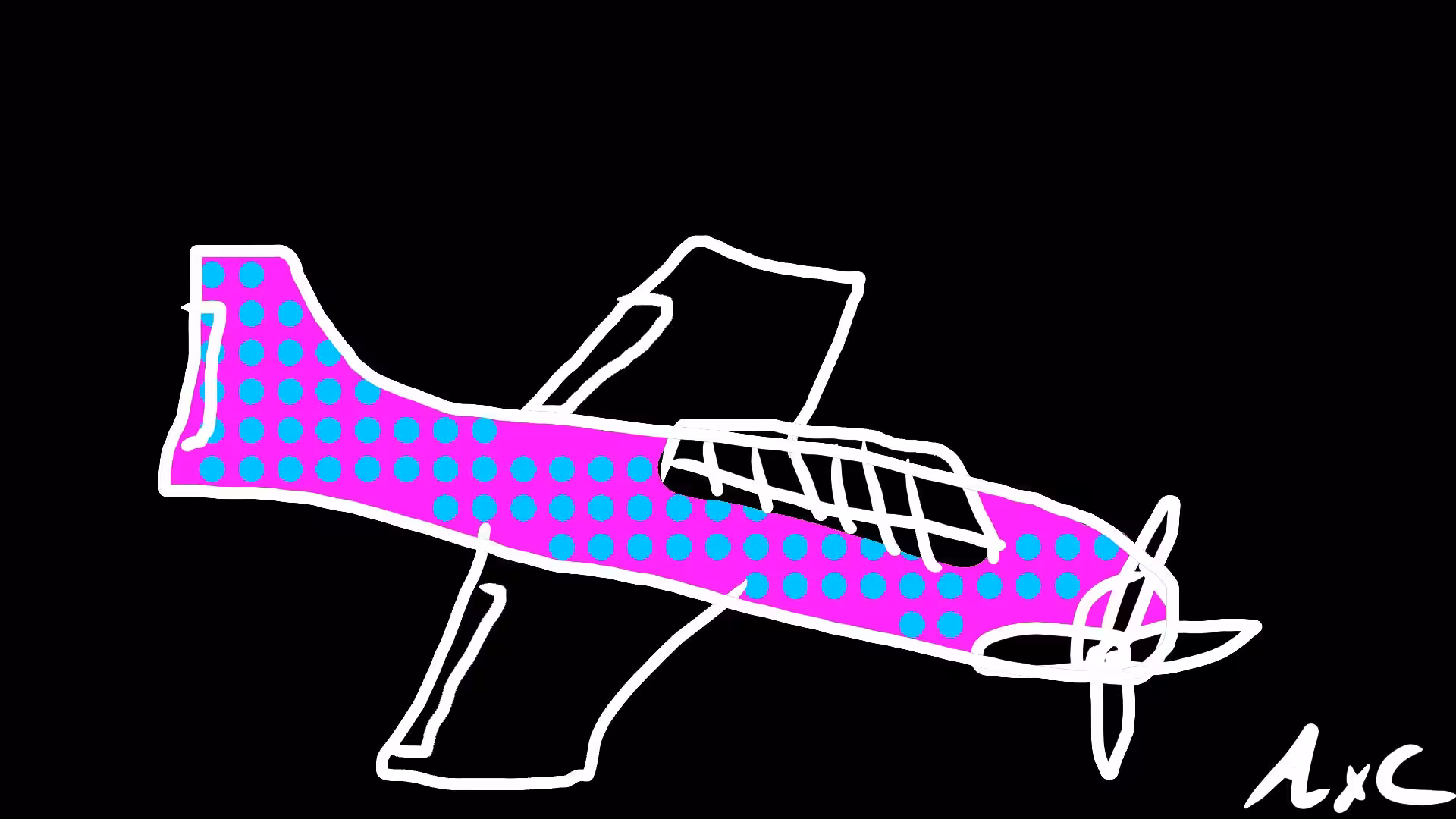 Doodle Plane 022