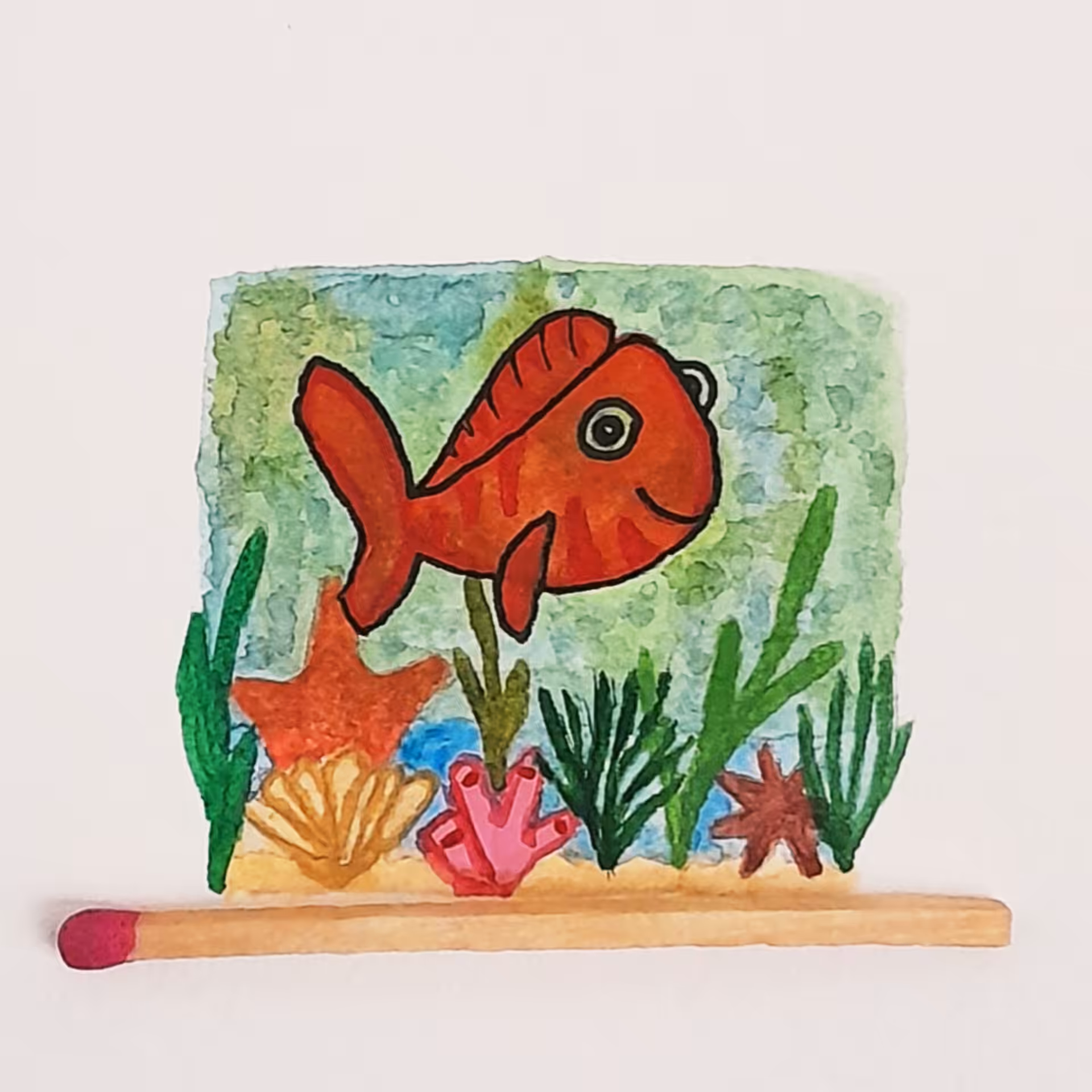  Matchstick: Fish 9