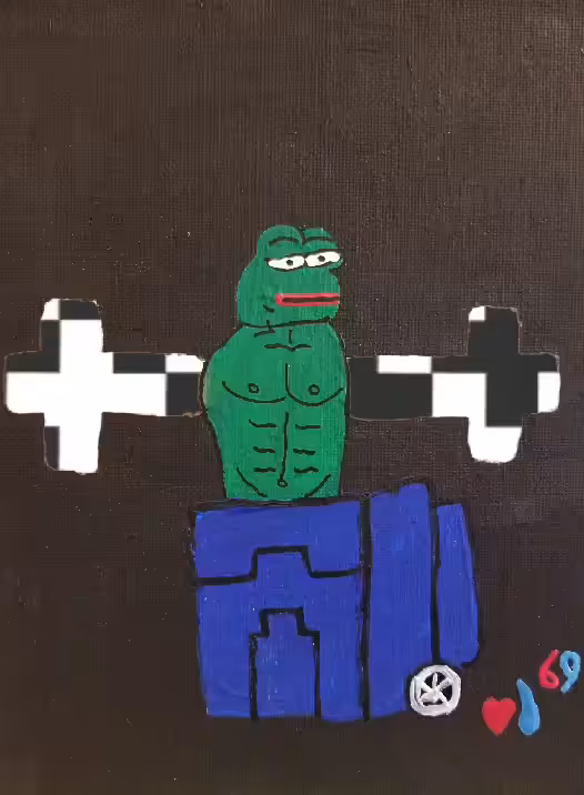 Buff Pepe Christ-For-Arms