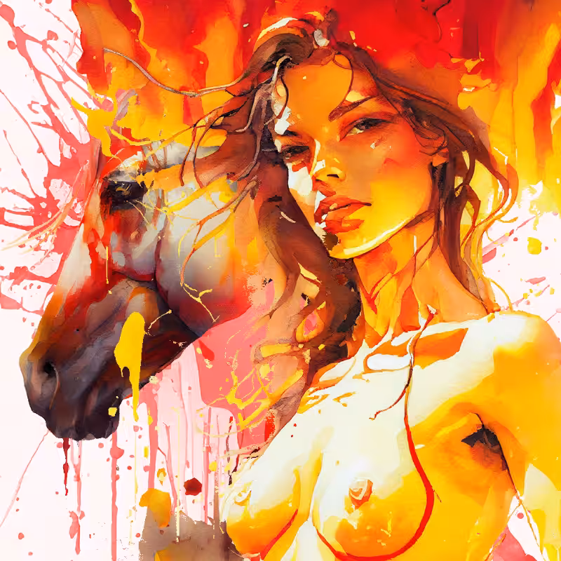 Artemis and Horse #21