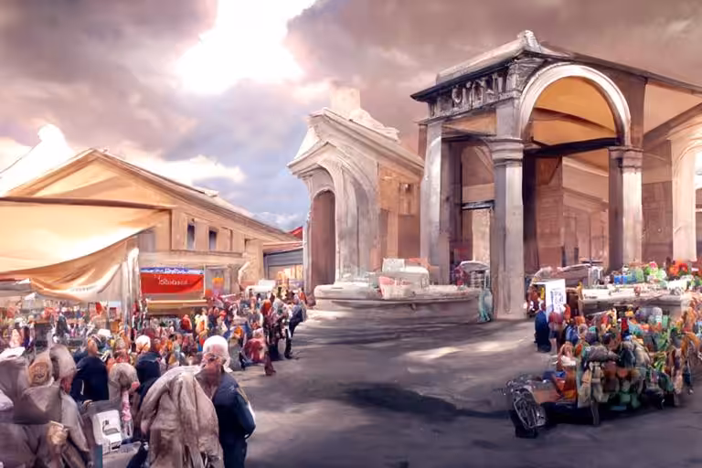Grand Entrance to Roman Market