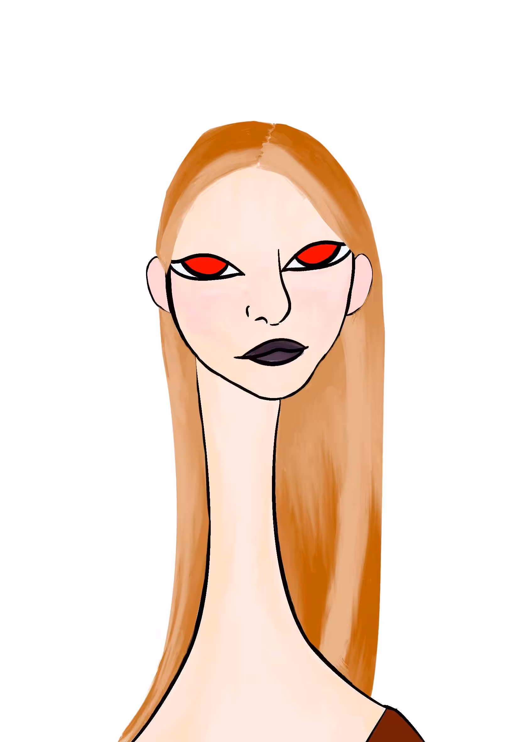Long Neckie Ladies: Long Neckie Lady #2542