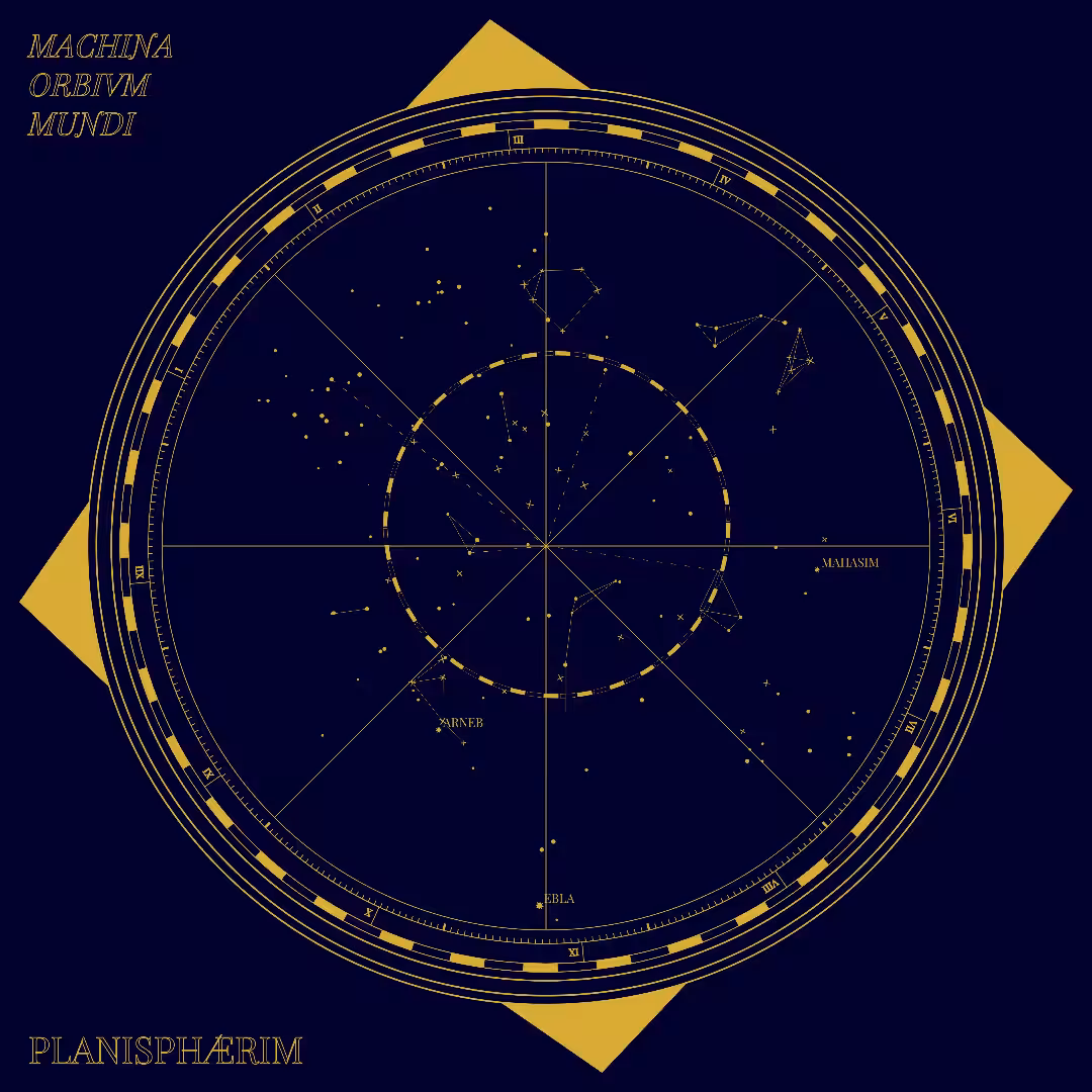 A Fictional Map Of Constellations #28