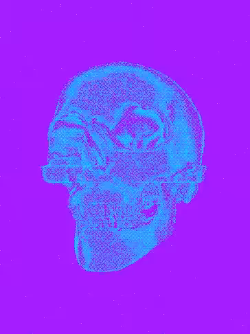 GlitchSkull #002