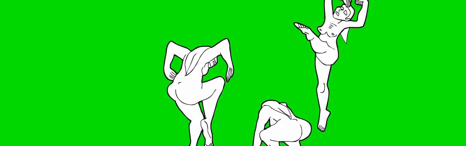 Three Nude Ballerinas
