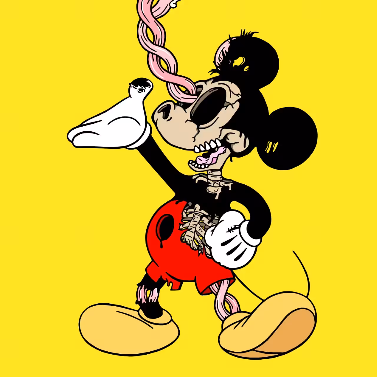 Deconstructed Mickey Mouse
