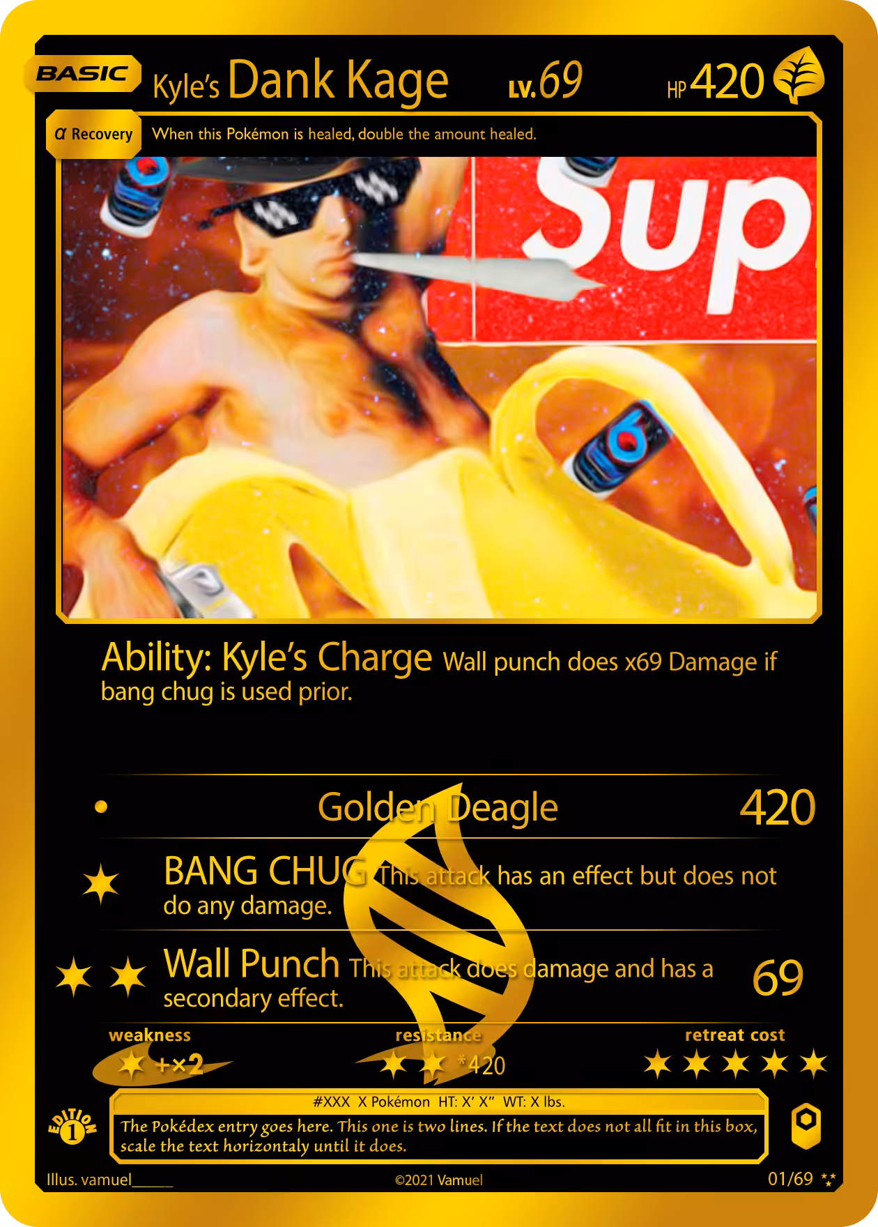 Kyle's Dank Kage Card