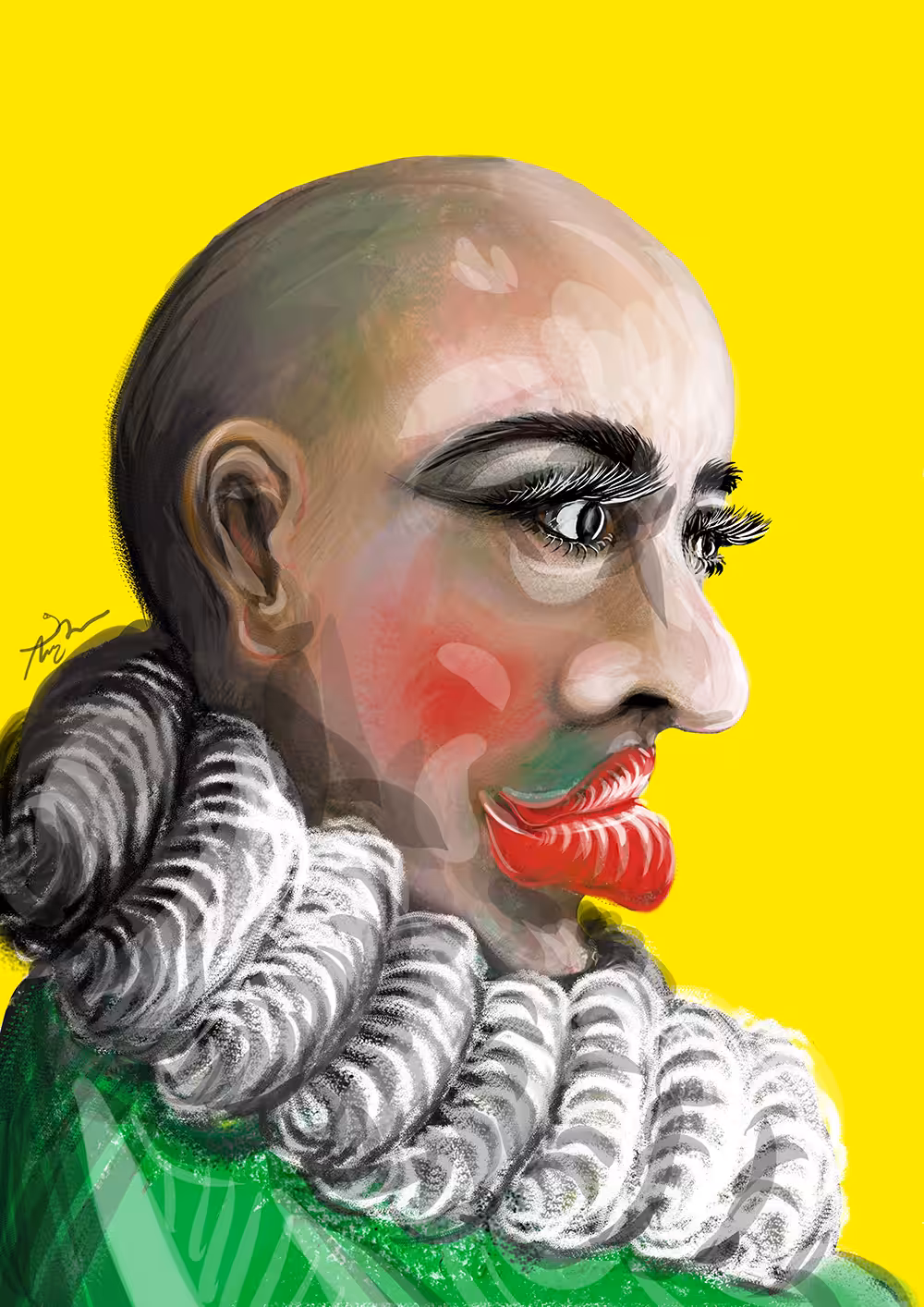the clown