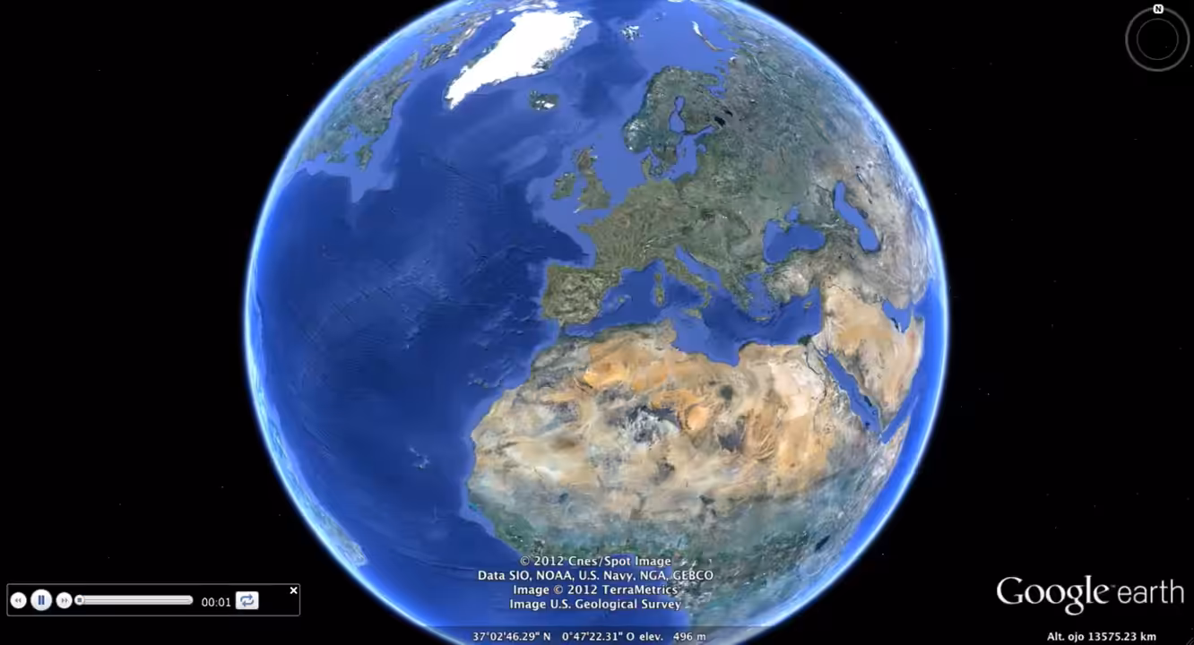 New Ruins. Google Earth Tour