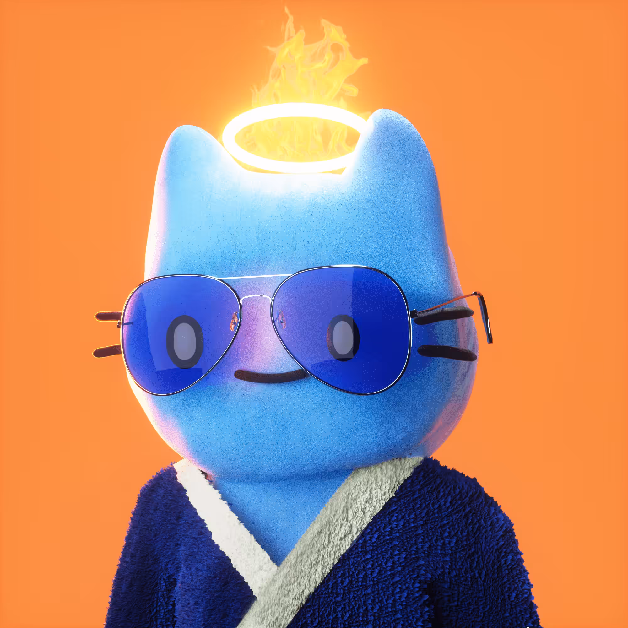Cool Cats 3D: Cool Cat 3D #7665