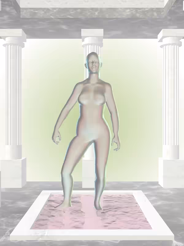 The Victorious Chatoyant Amazonite Woman #304