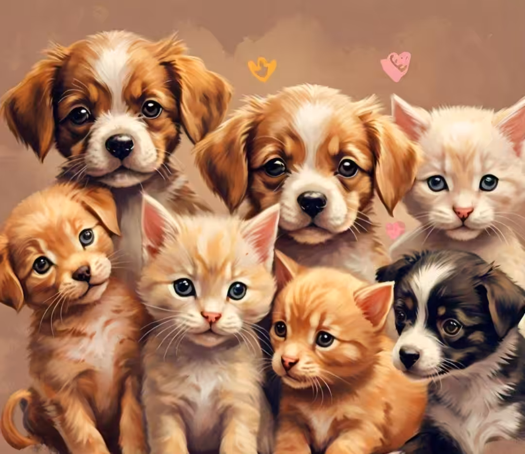 Mystery Art :  puppies 