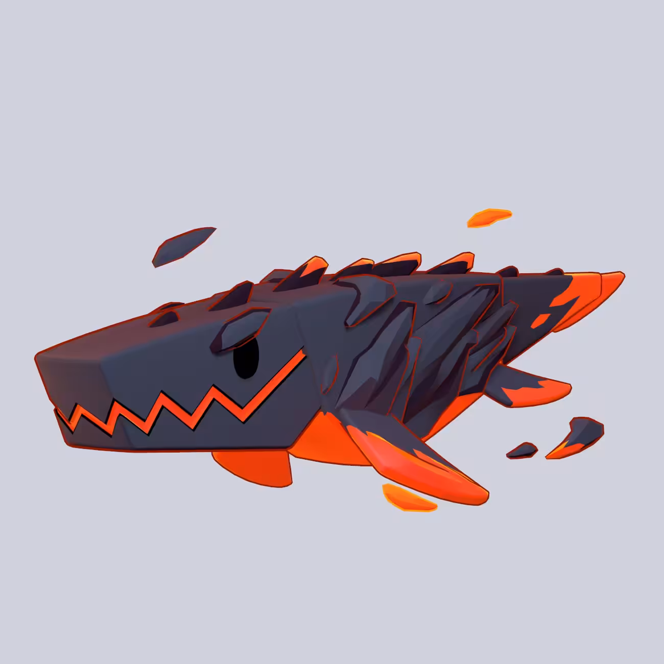MechaDino : Magma-sasaurus No.045