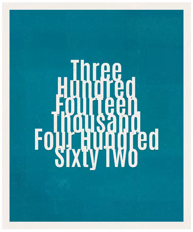 Count #314462