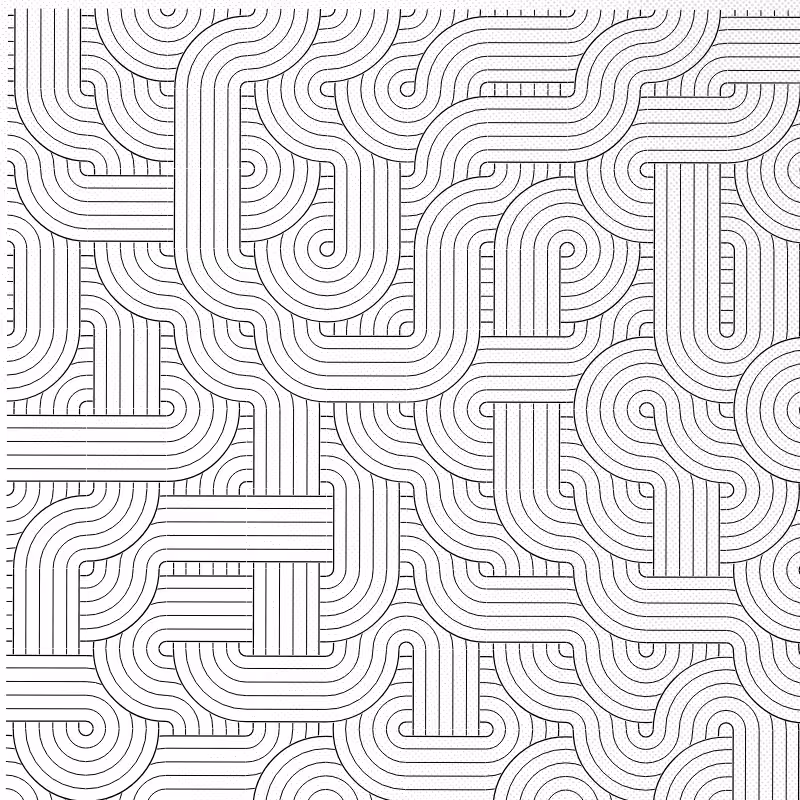 Dirty Interlaced Truchet Tiles #5