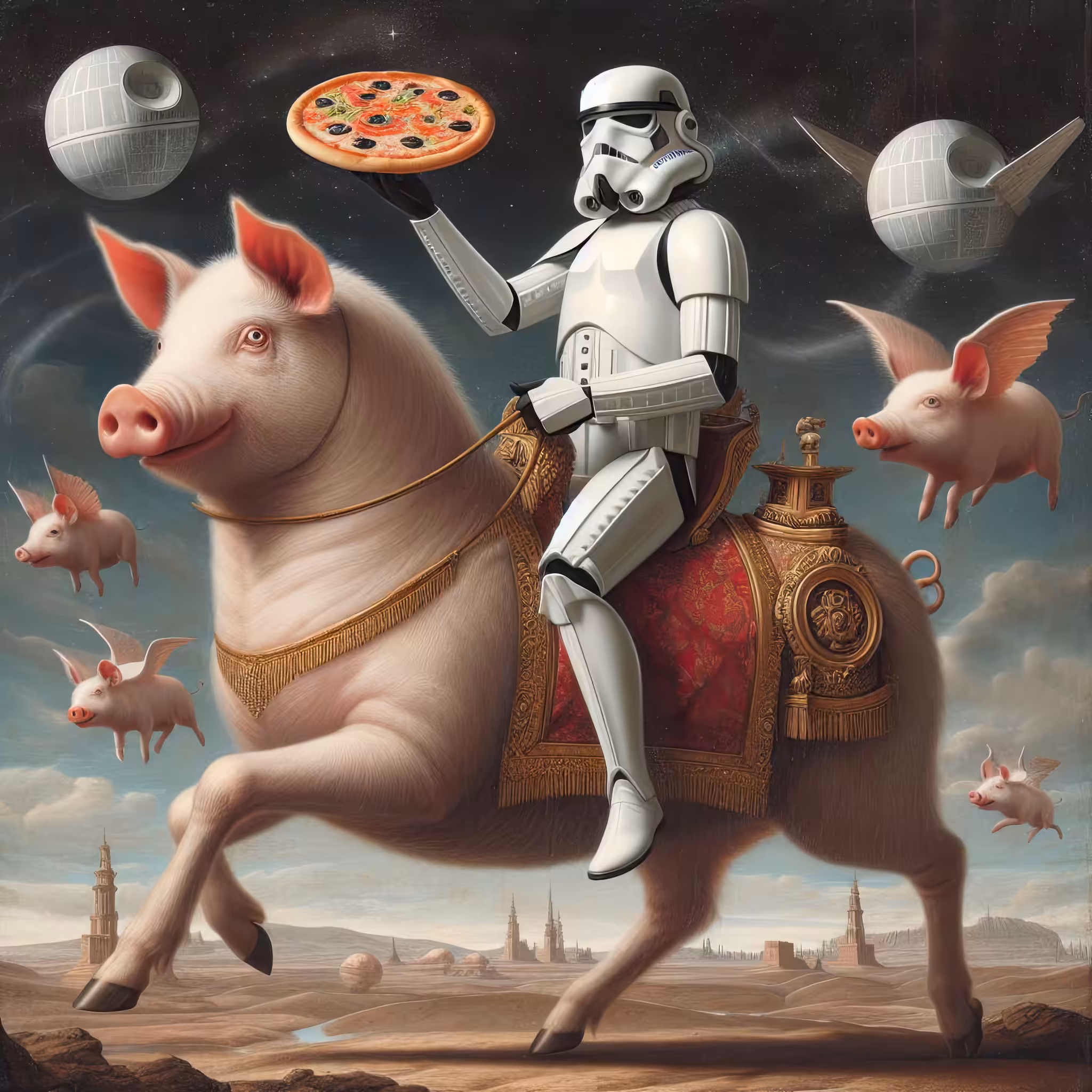 Space Soldier and the Porky Pizza Expedition