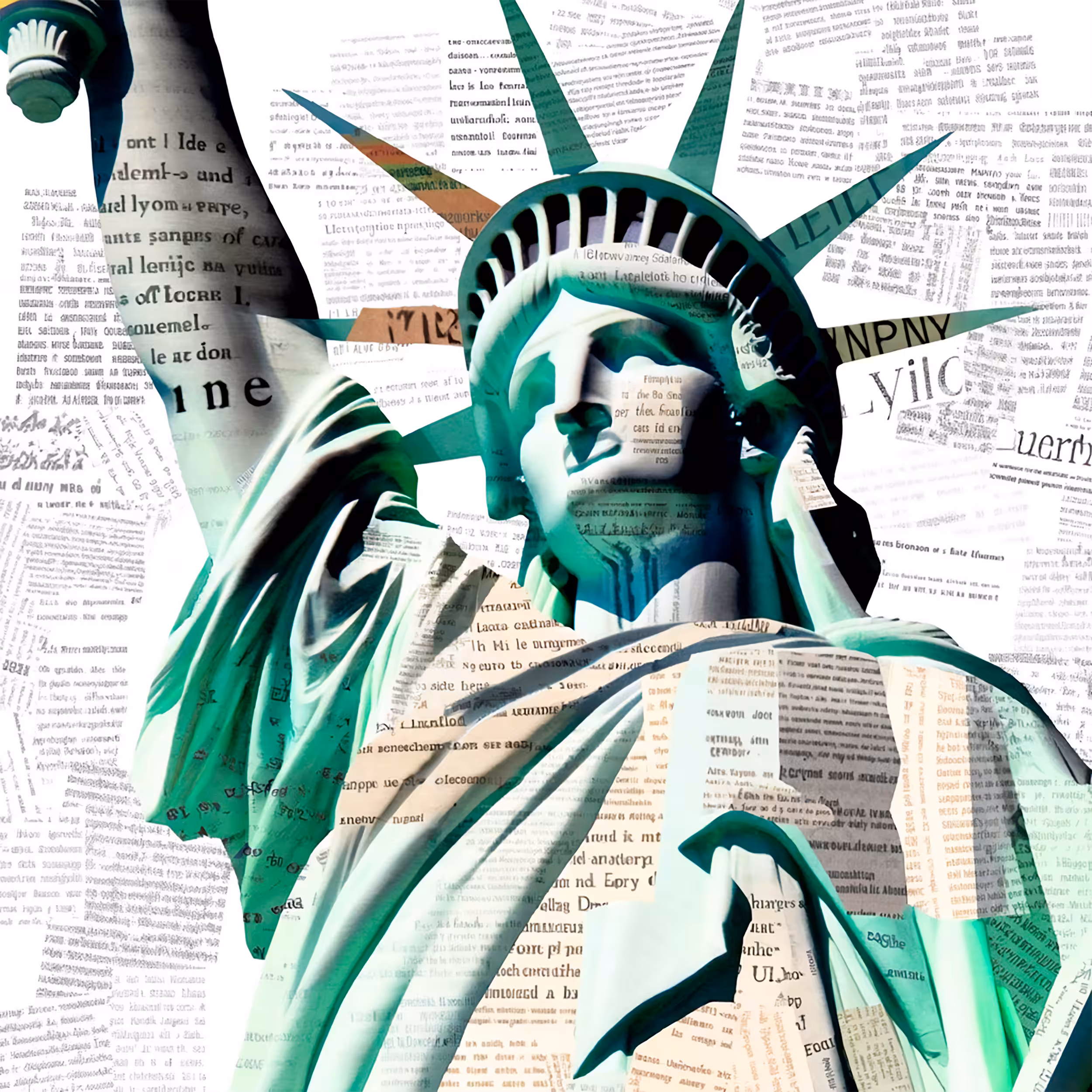 Beyond Decoupage Boundaries: Liberty's Mosaic: Voices United in Diversity #1