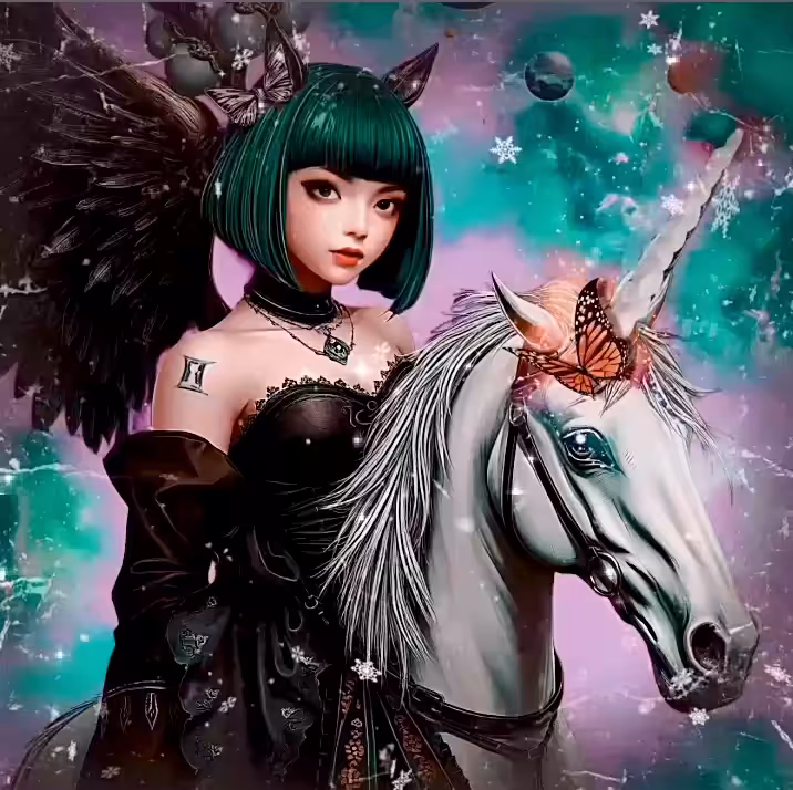 “Glitch, the Celestial Shadowrider”