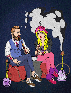 EXCLUSIVE COLLABZ: Hookah Couple