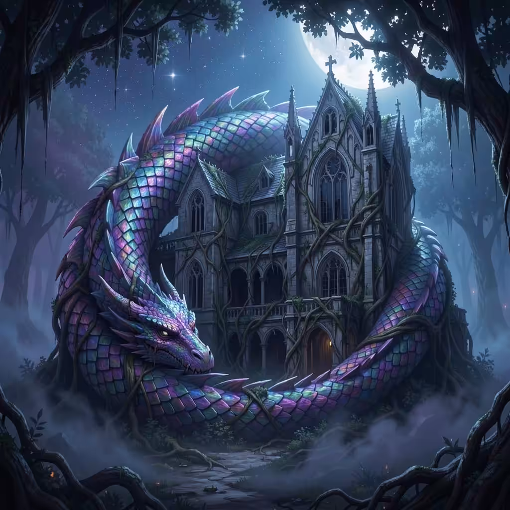 NightCafe Creations: Dragon 8